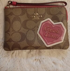 Coach Limited Edition Disco Patch Wristlet NWOT